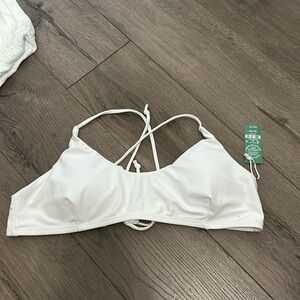 White bikini top